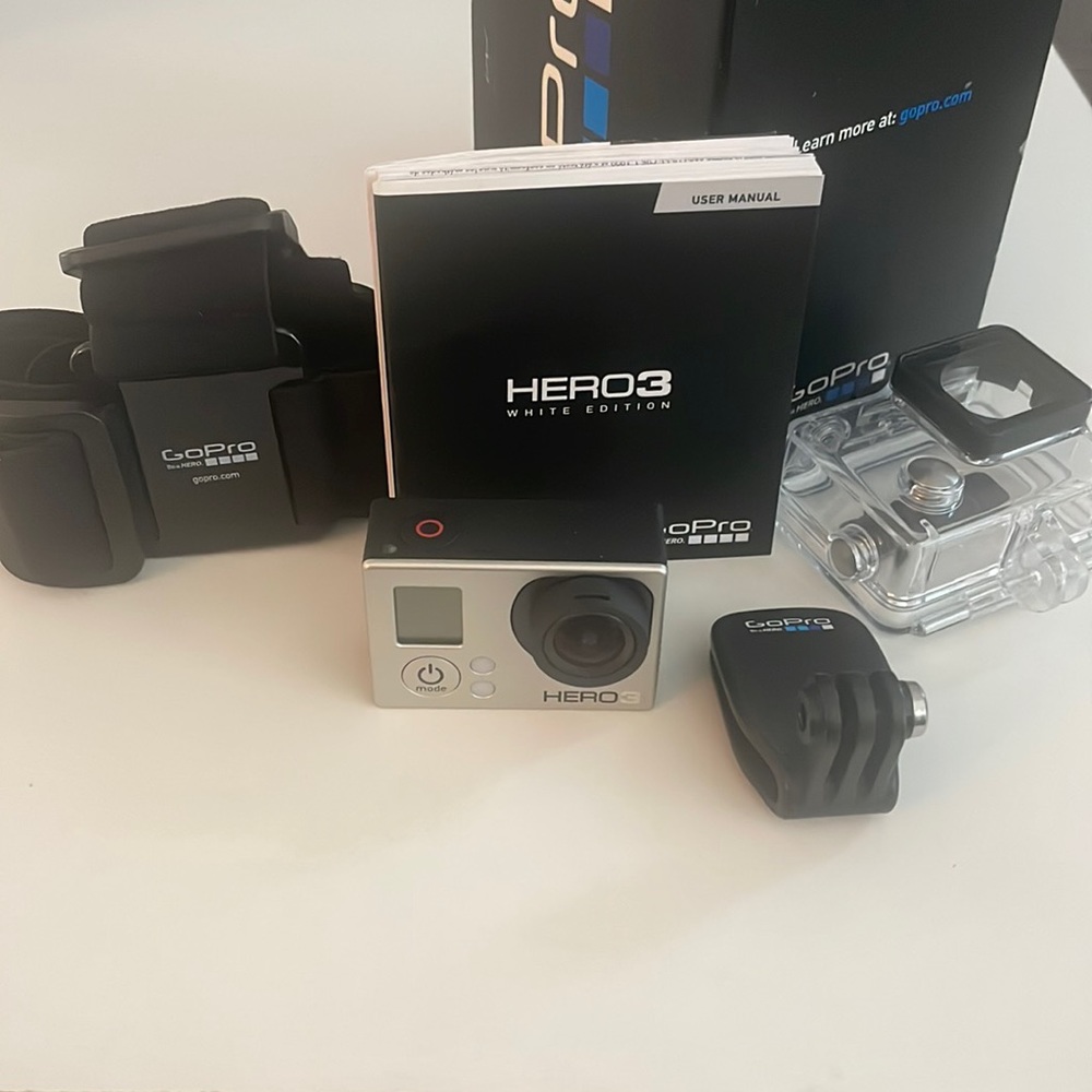 GoPro HD Hero3 White Edition Action Camera White